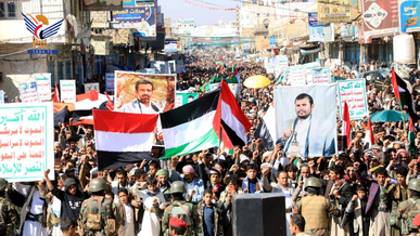 أربع مسيرات حاشدة بصعدة نصرة لغزة واستعداداً لأي خيارات دعماً لفلسطين