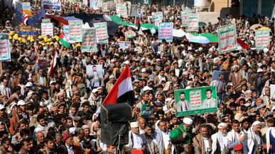 مسيرات حاشدة بصعدة تضامناً مع فلسطين وإسناداً لغزة حتى النصر