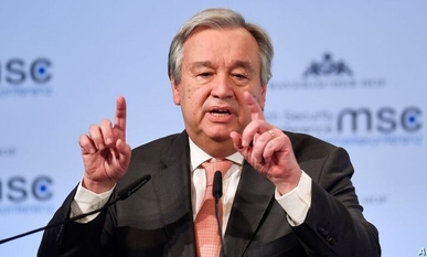 غوتيريش: وقف إطلاق النار الإنساني هو السبيل الوحيد لضمان احتياجات سكان غزة