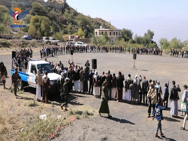 إب.. وقفتان قبليتان في المخادر وحبيش نصرة ودعما لفلسطين