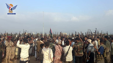 وقفة لقبائل المديريات الشمالية بالحديدة تؤكد استمرار التعبئة العامة لنصرة فلسطين