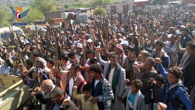 مسيرتان في قفل شمر ووشحة في حجة نصرة لفلسطين