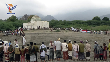 وقفة بمديرية الجراحي بالحديدة تضامنا مع الشعب الفلسطيني