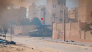 اليوم الـ 115 .. مشاهد التحام  “كتائب القسام” مع آليات العدو غرب خانيونس