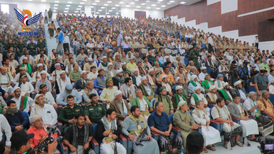 الحوثي وحامد يفتتحان قاعة الشهيد القائد بالحديدة بفعالية وأكبر معرض بذكرى استشهاده