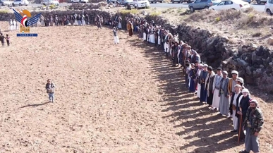 المحويت.. وقفة ومسيرة حاشدة لقبيلة بني الذولاني تضامنا مع الشعب الفلسطيني