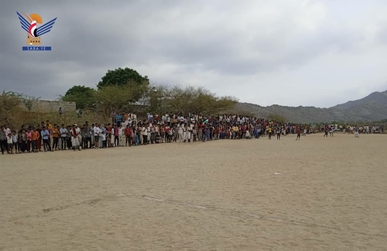 وقفة في كعيدنة حجة تضامناً مع الشعب الفلسطيني