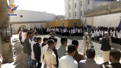 وقفتان لمكتب الزراعة وكلية فلسطين بمحافظة صنعاء تضامنا مع الشعب الفلسطيني