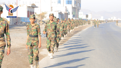 مسير عسكري لوحدات من قوات المنطقة العسكرية الثانية