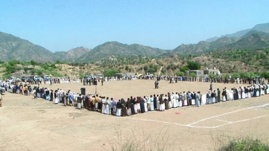 حجة: أبناء المربع الغربي يباركون عملية  “نصر من الله” حجة: أبناء المربع الغربي يباركون عملية  “نصر من الله”