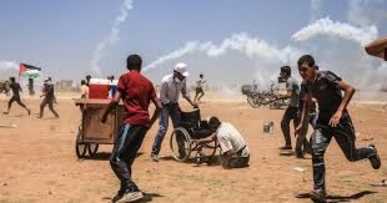 إصابة 10 فلسطينيين بغازات الاحتلال الاسرائيلي وثلاثة بفيروس (كورونا) إصابة 10 فلسطينيين بغازات الاحتلال الاسرائيلي وثلاثة بفيروس (كورونا)