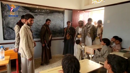 تفقد الدورات الصيفية في مديرية مجزر بمأرب