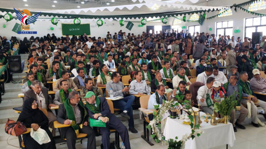 فعالية لكليتي الأسنان والزراعة بجامعة صنعاء بذكرى المولد النبوي 
