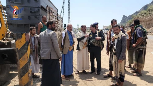 الضالع.. تفقد مشروعي تجهيز الميزان المحوري لمنفذ الجمارك والسوق المركزي بدمت