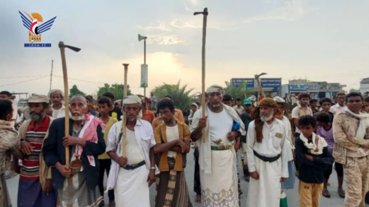 عرض شعبي لقوات التعبئة في مديريات تهامة محافظة حجة