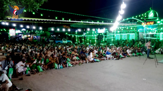 إدارة أمن مديرية الحالي ومركز شرطة الرعيني بالحديدة تحيي ذكرى المولد النبوي