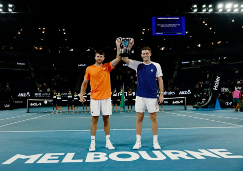 الثنائي هاريسون وسكوبسكي يتوجان بلقب زوجي الرجال في أستراليا المفتوحة للتنس