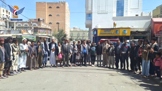 وقفات بمديرية السبعين بالذكرى الثانية لعملية طوفان الأقصى