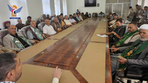 قيادة البيضاء واللجنة الرئاسية تناقشا التحشيد لفعالية المولد النبوي