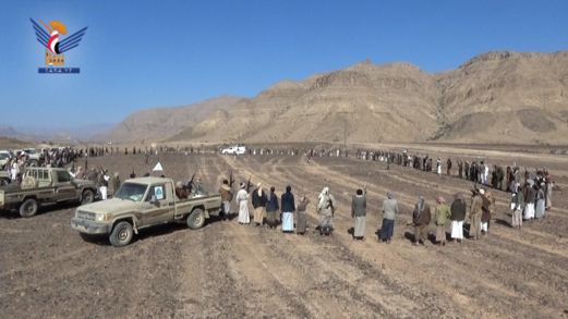 مأرب .. لقاء مسلح لقبائل المحجزة بصرواح إعلانا للنفير العام والجهوزية