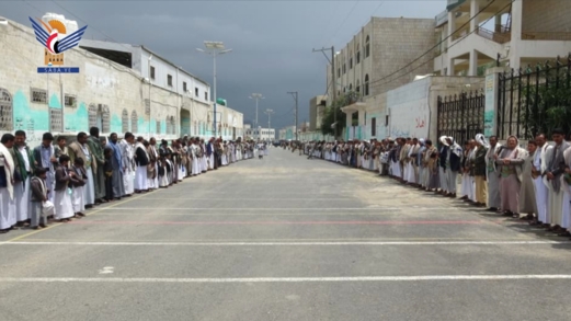 وقفات حاشدة بحجة تُبارك الإنجازات الأمنية وتؤكد مواصلة نصرة غزة ولبنان
