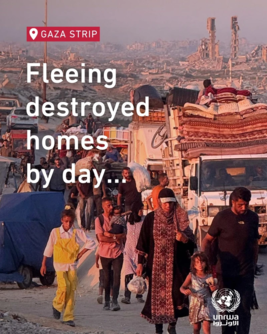 "أونروا": نزوح جماعي شمال غزة وسط قصف متواصل وانعدام المأوى