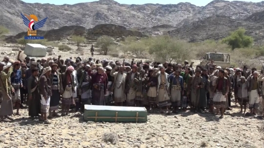 البيضاء.. تشييع جثمان الشهيد عبدالرحمن لسودي في مديرية مسورة