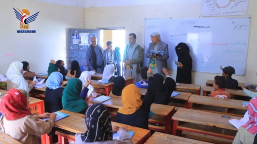 تعز.. تفقد سير الدورات الصيفية في مديرية التعزية  