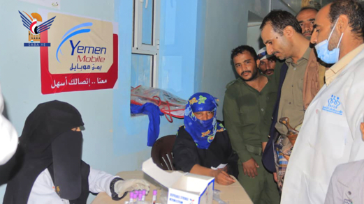 تدشين مخيم طبي مجاني للعيون في وصاب السافل بذمار