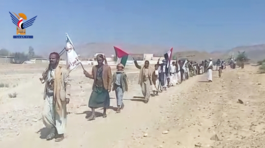 الجوف.. مسيرات لقوات التعبئة تزامنا مع الذكرى الثانية لمعركة "طوفان الأقصى"