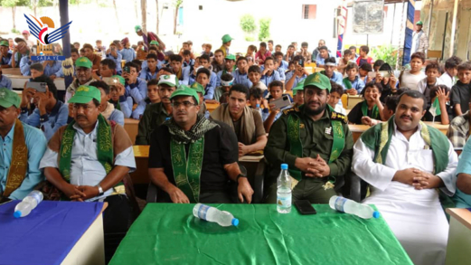 فعالية للقطاع التربوي بمديرية القناوص في الحديدة بذكرى المولد النبوي