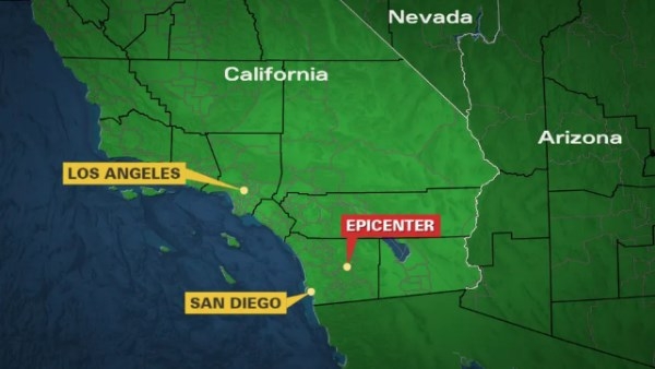 زلزال بقوة 5.2 درجة يضرب جنوب ولاية كاليفورنيا الأمريكية