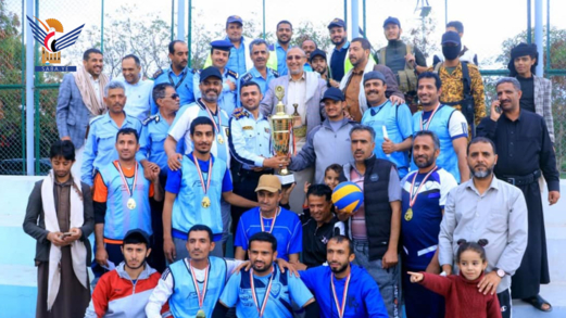 فريق شرطة المرور يتوج بلقب دوري قطاع الأمن والشرطة للكرة الطائرة