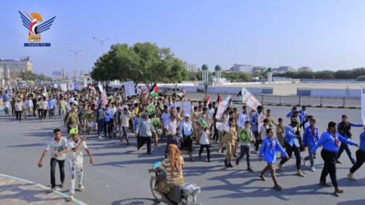 الحديدة.. مسير طلابي بمديرية الحالي إحياء لذكرى شهيد القرآن