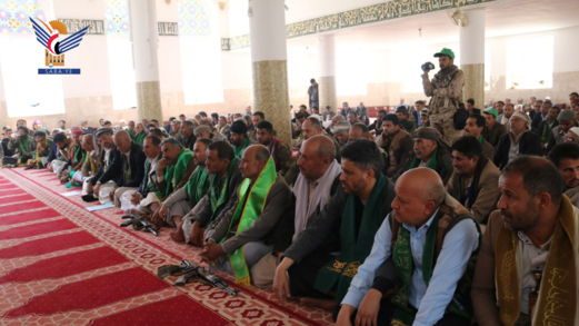 فعالية خطابية ووقفة قبلية بمديرية السدة في إب