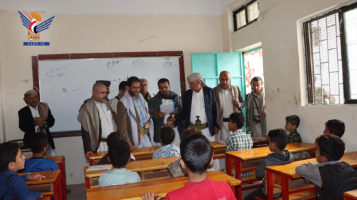 تفقد الدورات الصيفية في مدينة القاعدة بمحافظة إب