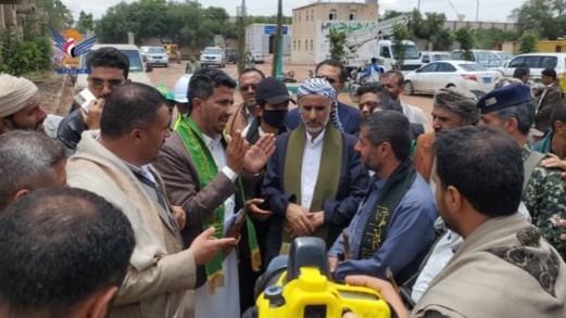 العلامة مفتاح يتفقد سير العمل في عدد من المكاتب والجهات في ذمار