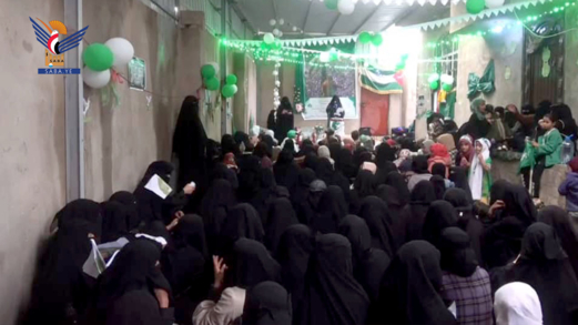 فعالية خطابية للهيئة النسائية في سنحان بمحافظة صنعاء بذكرى المولد النبوي  