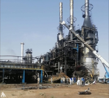 الدفاع المدني العراقي يعلن إخماد حريق اندلع داخل مصفى الصمود النفطي 