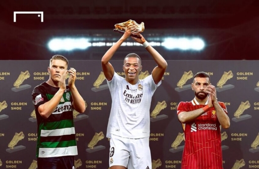 هداف الليغا".. مبابي نجم ريال مدريد يحسم جائزة الحذاء الذهبي الأوروبي 2025