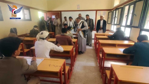 حجة : تفقد الدورات الصيفية واختبارات الشهادة الأساسية في مديرية شرس