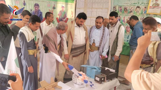 افتتاح معرض فني لطلاب الدورات الصيفية في باجل بالحديدة