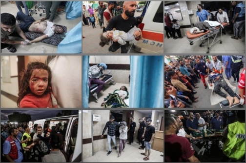 30 شهيداً من عائلة واحدة بقصف صهيوني على منزل في محيط مجمع الشفاء الطبي