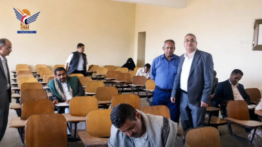 تدشّين إختبارات برامج تمهيدي ماجستير بكلية التربية بجامعة المحويت