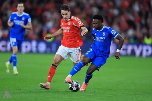 فينيسيوس يقود ريال مدريد للفوز على بنفيكا بدوري الأبطال