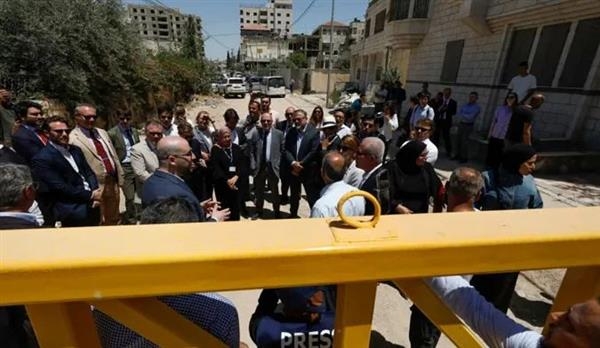 المانيا وتركيا تستنكران إطلاق الاحتلال الرصاص على وفد دبلوماسي في جنين