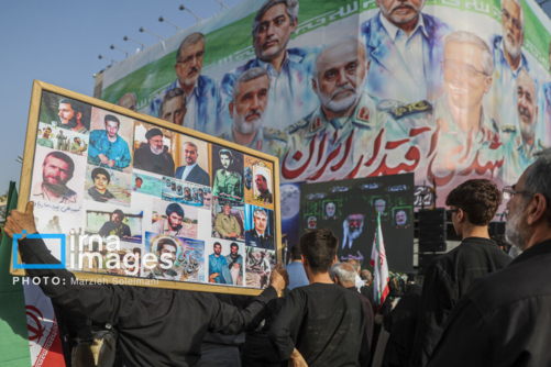 بدء مراسم تشييع جثامين شهداء العدوان الصهيوني بطهران