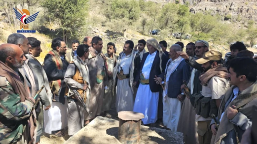 محافظ إب يتفقد سير العمل بمشروع مياه مدينة الرضمة الاستراتيجي