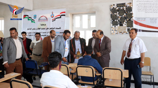 تدشين امتحان المفاضلة في كلية العلوم الطبية بجامعة الضالع