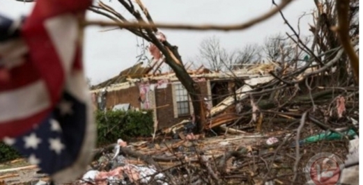 مقتل 15 شخصا اثر أعاصير مدمرة اجتاحت عدة ولايات اميركية